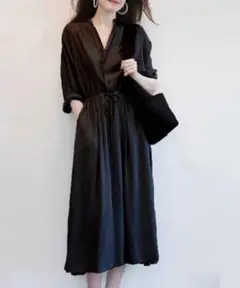【Miniministore】Vネックワンピース