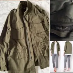 parigot パリゴミリタリージャケット　カーキ色　ジャケット　未使用