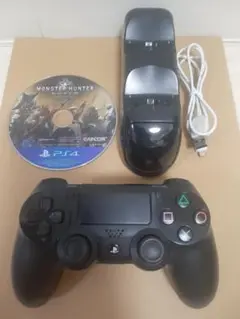 PS4コントローラ DUALSHOCK4・充電スタンド・microUSB・ソフト