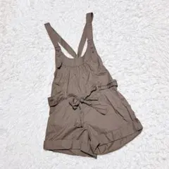 【オリーブデオリーブ】 サロペット オールインワン ショートパンツ リボン（M）のサムネイル