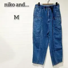 ニコアンド 【M】 パンツ ボトムス デニム ジーンズ ストレート サルエルのサムネイル