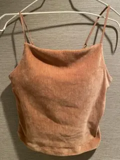 【美品】GU ベロア風 キャミソール
