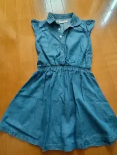 Navy. デニムワンピース 半袖 130cmのサムネイル