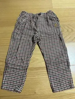 ミキハウス チェックパンツ