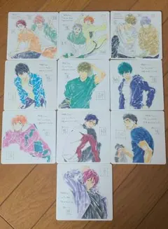 ハイ☆スピード! 映画入場特典コースターコンプセット& ポストカード3点 ハイ☆スピード! 映画入場特典コースターコンプセット& ポスト