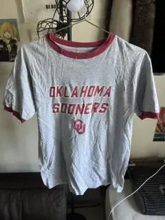 Oklahoma Sooners Tシャツ グレー/赤