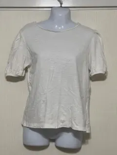 ZARA ホワイト パフスリーブ Tシャツ 160サイズ