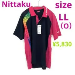 ニッタク　ブメランシャツ半袖ポロシャツ　メンズレディース兼用O　ユニフォームLL