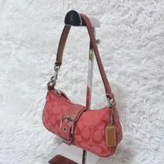 COACH コーチ ソーホー アクセサリーポーチ レッド 6362