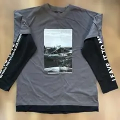 長袖 プリントTシャツ 160