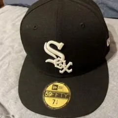 New Era シカゴ・ホワイトソックス キャップ 7 1/4 ブラック