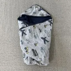 ジェラートピケ飛行機と車のプリントブランケット