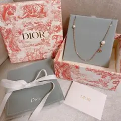 Dior ネックレス シルバー パール