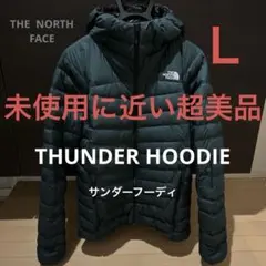 未使用に近い超美品‼️ノースフェイスサンダーフーディ　ダークセージグリーン　Ｌ