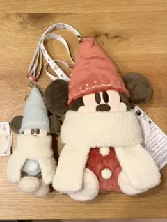 新品タグ付き　リルリンリン　ショルダーバッグ　ぬいぐるみバッジ水色　セット