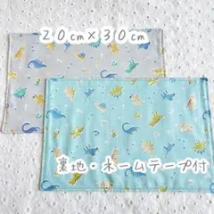 【383】ランチョンマット 給食ナフキン 20×30 男の子 恐竜柄