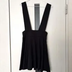 ハニーズ☆ブラック サロペット風 ノースリーブ チュニック