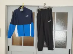 PUMA ジャージセット ネイビー/ブルー/ブラック　Sサイズ