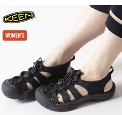 KEEN ニューポート H2レディース ブラック スポーツサンダル