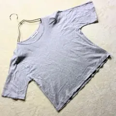 ジョルジュレッシュ Tシャツ 半袖 シンプル 無地 ライトグレー トップス Sのサムネイル