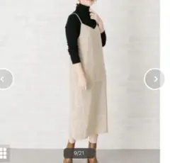 美品■ ランダムドットキャミワンピース