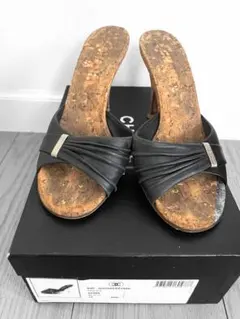 CHANEL シャネル ミュール サンダル ヒール ブラック 37 ブラックのサムネイル