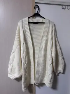 INGNI ケーブルニット カーディガン