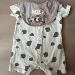 ベビザラス　うし柄ロンパース