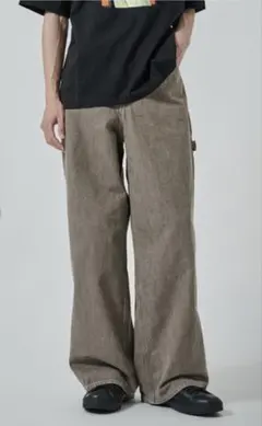 MARKA WIDE PAINTER PANTS BROWN 2のサムネイル