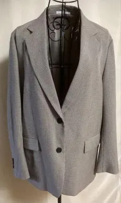 ユニクロ　リラックステーラードジャケット　チェック