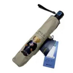 新品★ポロラルフローレン　ジャンプ傘　ユニセックス　折り畳み傘　晴雨兼用