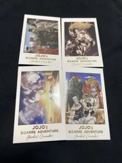 ジョジョ キャラポトレ 箔押し全種計4枚 チェキ