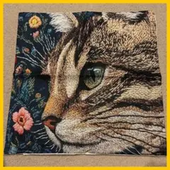 ナタリーレテ ゴブラン ランチョンマット キャット＆フラワー 猫 ねこ