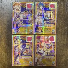 【香澄】アイカツ！ アジアンナイトコーデ 4枚セット Romance Kiss アイカツ スターズ アジアンナイトコーデ 4枚セット PR 香澄夜空