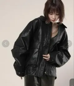 FREAK'S STORE フェイクレザーブルゾン