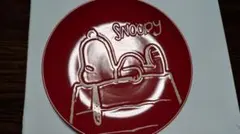 SNOOPY スヌーピー プレート 赤
