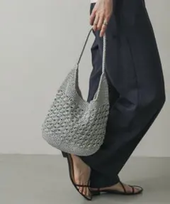 URBAN RESEARCH メタリックヤーンバッグ