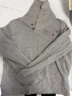 POLO RALPH LAUREN ニットパーカー グレー G
