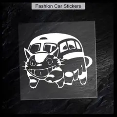 車 バイク箱 ステッカー デカール 白 シール デザイン 動物 ねこ 簡単
