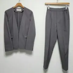 グリーンレーベルリラクシング レディース パンツ スーツ セットアップ