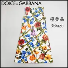 ■ a1457【ドルチェアンドガッバーナ】 ワンピース 18SS シルク混 花柄のサムネイル