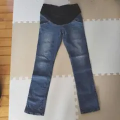 マタニティ デニムパンツ 妊婦服