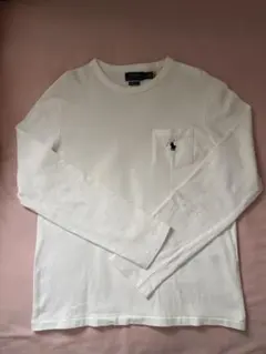HMJS様ラルフローレン 長袖Tシャツ ロンT ホワイト