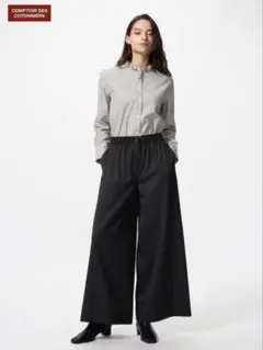 【新品】25AW コントワーデコトニエ　ウールワイドパンツ