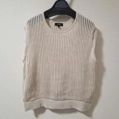 Theory　サマーコットンニットベスト　フレンチスリーブのサムネイル