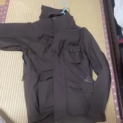 ブラウン スノーボード用ウェア フード付き