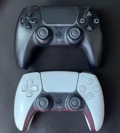 PS5 コントローラー ブラック ホワイト ジャンク品