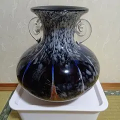 アートガラス 花瓶 フラワーベース 壺のサムネイル