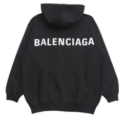BALENCIAGA ブラック フード付きパーカーのサムネイル