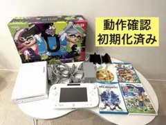【動作確認済み】wiiU スプラトゥーンセット＋ソフト4本